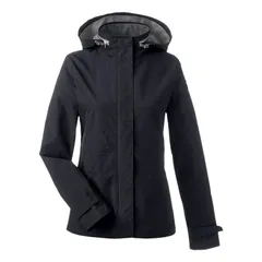 ナウティカ レディース アウター ジャケット・ブルゾン Nautica Womens Voyage Hooded Rain Jacket Black ブラックのサムネイル