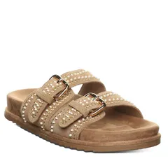ベアパウ レディース シューズ サンダル Bearpaw Anya Womens Buckle Slide Sandals Toffeeのサムネイル
