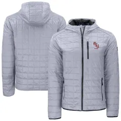 カッターアンドバック メンズ アウター ジャケット・ブルゾン Mens Cutter Buck Gray Florida State Seminoles Rainier Eco PrimaLoft Hのサムネイル