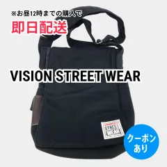 VISION STREET WEAR ヴィジョンストリートウェア ショルダーバッグ ブラック メンズ レディースのサムネイル