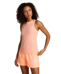 リーボック レディース トップス タンクトップ クルーネック Reebok Womens Core Fitted Crewneck Tank Top Future Peach ピーチのサムネイル