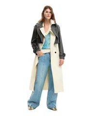 デジグアル レディース アウター コート Desigual Womens Detachable trench coat combined Off white オフホワイトのサムネイル