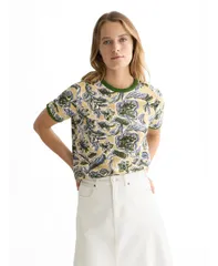 スコッチアンドソーダ レディース トップス Tシャツ プリント SCOTCH SODA Womenscotch and Soda Tops and Tees Printed RegularFitShiのサムネイル