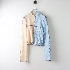 【値下げ】新品 24AW チャオパニック CIAOPANIC HELLO.SANFRANCISCO ハローサンフランシスコ コラボ配色レースメロウTEE one/ブルー【2400014527650】のサムネイル
