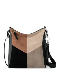 ザサック レディース バッグ レザー The Sak Womens Lucia Leather Crossbody Bag Neutral Suede Blockのサムネイル