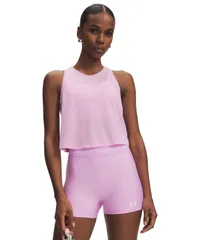 アンダーアーマー レディース トップス タンクトップ メッシュ ノースリーブ Under Armour Womens Tech Sport Mesh Crop Sleeveless Tank Topiのサムネイル