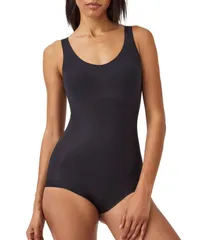 スパンク レディース トップス タンクトップ ボディースーツ SPANX Womens Thinstincts 20 Tank Panty Bodysuit 10348R Very Black ブラッのサムネイル