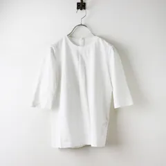 【値下げ】シートーキョー SHE Tokyo Sabrina サブリナ ストレッチコットン バックジップ付き Tシャツ 0 ホワイト/白 カットソー【2400014547320】のサムネイル