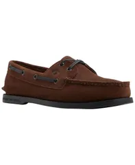 スペリー メンズ シューズ スニーカー レース Sperry Mens 2Eye LaceUp Boat Shoes Dark Brown ブラウンのサムネイル