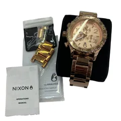 186000 電池切れ NIXON ニクソン 腕時計（クォーツ） ローズゴールド NIXON 42-20 Chronoのサムネイル