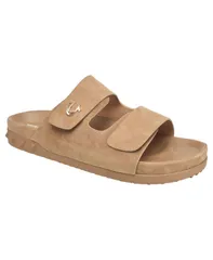 トゥルーレリジョン メンズ シューズ スニーカー サンダル ロゴ True Religion Mensean Double Strap Metalogo Sandal Taupe トープのサムネイル