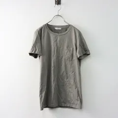 【値下げ】GIRELLI BRUNI ジレリブルーニ ストレッチコットン 胸ポケット 半袖Tシャツ 40 グレー┃トップス【2400014561234】のサムネイル