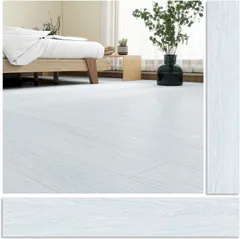 SULSUMICフロアタイル木目調3畳ホワイトヒッコリー914x152mm36枚シール式貼るだけリフォームDIY賃貸おしゃれ北欧のサムネイル