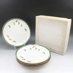 【KORANSYA】香蘭社 中皿 プレート 蝶柄 5枚セット GB370JA9 _ 食器のサムネイル