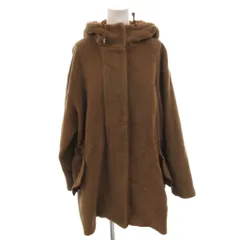 マックスマーラ ウィークエンドライン MAX MARA WEEKEND LINE フーデットコート ジャケット ウール ショート 40 茶 ブラウン /FF ■ECF007のサムネイル