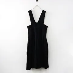 【値下げ】2023AW コムコム コムデギャルソン COMME des GARCONS ウール サスペンダープリーツスカート S ブラック/黒 起毛【2400014558852】のサムネイル