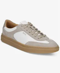 ヒューゴボス メンズ シューズ スニーカー レース Hugo Boss Mens Kieran LaceUp RoundToe Shoes Medium beige ベージュのサムネイル