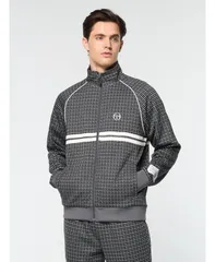 セルジオタッキーニ メンズ アウター ジャケット・ブルゾン トール Sergio Tacchini Big Tall Dallas Houndstooth Track Jacket Black beaのサムネイル