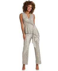 ミューズ レディース トップス シャツ Vネック ノースリーブ Muse Womensleevelesside VNeck Top SilverMist シルバーのサムネイル