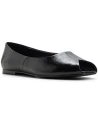 アルド レディース シューズ パンプス ALDO Womens Alieiki PeepToe Flats Black Shiny ブラックのサムネイル