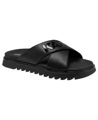 カール ラガーフェルド メンズ シューズ スニーカー サンダル KARLAGERFELD PARIS Mens Chandler Crisscrossandals Black ブラックのサムネイル