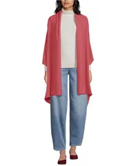 ランズエンド レディース アクセサリー マフラー・ストール・スカーフ Lands End Womens CashTouch Travel Wrap Soft mojave roseのサムネイル