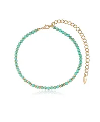 エティカ レディース アクセサリー ネックレス・チョーカー・ペンダントトップ レース ETTIKA Surprise 18k Gold Plated Necklace Turquoise ターコイズのサムネイル
