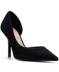 アルド レディース シューズ スリッポン・ローファー ALDO Womens Kaysie Dorsay SlipOn Pumps Black Suede ブラックのサムネイル
