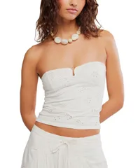 フリーピープル レディース トップス シャツ Free People Womens Ever Afternoon Tube Top Clean Ivory アイボリーのサムネイル