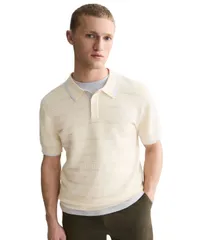 スコッチアンドソーダ メンズ トップス ポロシャツ ニット SCOTCH SODA Menstructu red Knit RegularFit Polo Shirt Eggnogのサムネイル