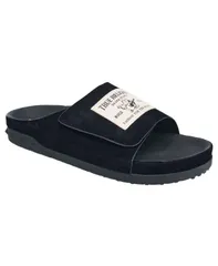 トゥルーレリジョン メンズ シューズ スニーカー サンダル ロゴ True Religion Mens Cudi Velcro Strap SRS Logo Patch Sandal Black ブラのサムネイル