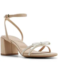 アルド レディース シューズ サンダル ヒール ALDO Womens Boula Block Heel Dressandals Medium Beige Smooth ベージュのサムネイル
