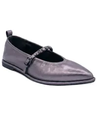 アッシュ レディース シューズ スリッポン・ローファー ASH Womens Bella StudslipOn Flats Gun Softcrinkle Laminateのサムネイル