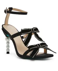 ベッツィジョンソン レディース シューズ サンダル Betsey Johnson Womensammy Bow Dressandals Black ブラックのサムネイル