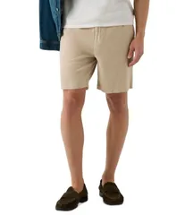 ゲス メンズ ボトムス ハーフパンツ・ショーツ ショートパンツ リネン GUESS Mens Linen Coast relaxed Shorts Beige Blanco Multi ベージュのサムネイル