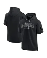 ファナティクス メンズ アウター パーカー・スウェット Fanatics Mens and Womens Black Las Vegas Raiders Elements Ready Short Slのサムネイル