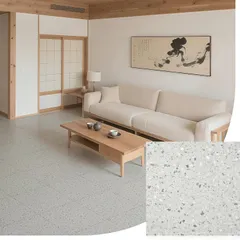 Art3d フロアタイル 大理石 置くだけ 30枚入り フローリングタイ 接着剤不要 貼るだけ DIY フローリングシート 初心者OK 賃貸OK 玄関 部屋の床 脱衣所 和室 - 30x30のサムネイル