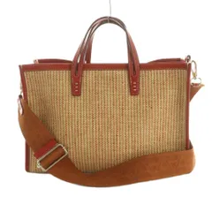 アヴァケーション A VACATION 25SS BREAD M SUMAC STRIPE 2WAY ハンドバッグ ショルダーバッグ ベージュ 赤 /MI ■OSのサムネイル