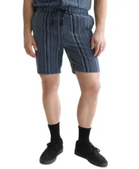 スコッチアンドソーダ メンズ ボトムス ハーフパンツ・ショーツ ショートパンツ SCOTCH SODA Mens Mid Rise Striped Bermuda Shortsky Captain Sのサムネイル