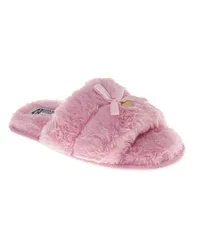 バッジェリーミシュカ レディース シューズ サンダル Badgley Mischka Women Slippers Bow Slides Pink ピンクのサムネイル