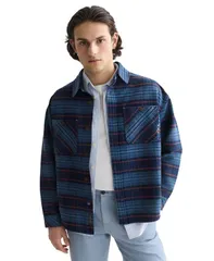 スコッチアンドソーダ メンズ アウター ジャケット・ブルゾン SCOTCH SODA Mens Checked Lightweight Jacket Indigo Check Fiesta インディゴのサムネイル