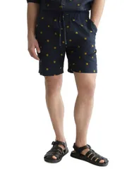 スコッチアンドソーダ メンズ ボトムス ハーフパンツ・ショーツ プリント ショートパンツ リネン SCOTCH SODA Mens Linen Blend Printed Shorts Tilestaのサムネイル