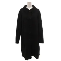 ハナエモリ HANAE MORI ステンカラーコート カシミヤ ロング 44 黒 ブラック /FF ■ECF007のサムネイル