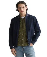 スコッチアンドソーダ メンズ アウター ジャケット・ブルゾン レギュラーフィット プリント コットン SCOTCH SODA Mens Regular Fit Reversible Printed Cのサムネイル