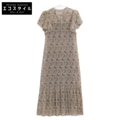 VIVIENNE TAM　ヴィヴィアンタム　ブラウン キャミソール付き -confiture- VARIOUS PRINTED DRESSES　36のサムネイル