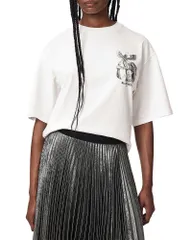 オールセインツ レディース トップス Tシャツ ALLSAINTSeraph Amelie Short Sleeve Tee Chalk White ホワイトのサムネイル