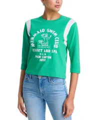 マザー レディース トップス Tシャツ MOTHER The Better Half Insert Mermaid Swim Club Tee Mermaid Swim Clubのサムネイル