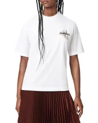 オールセインツ レディース トップス Tシャツ ALLSAINTS Valen Etta Tee Optic White ホワイトのサムネイル