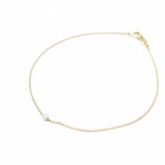 AHKAH アーカー K18YG ダイヤモンド0.06ct ブレスレット - メルカリ