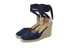 カスタ ニエール レディース シューズ ヒール CASTANER Carina 60mm Wedgespadrille Dark Blue ブルーのサムネイル